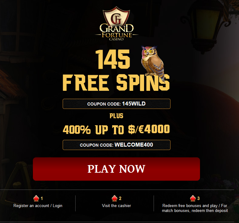 Grand Fortune Casino | 400% Bonus