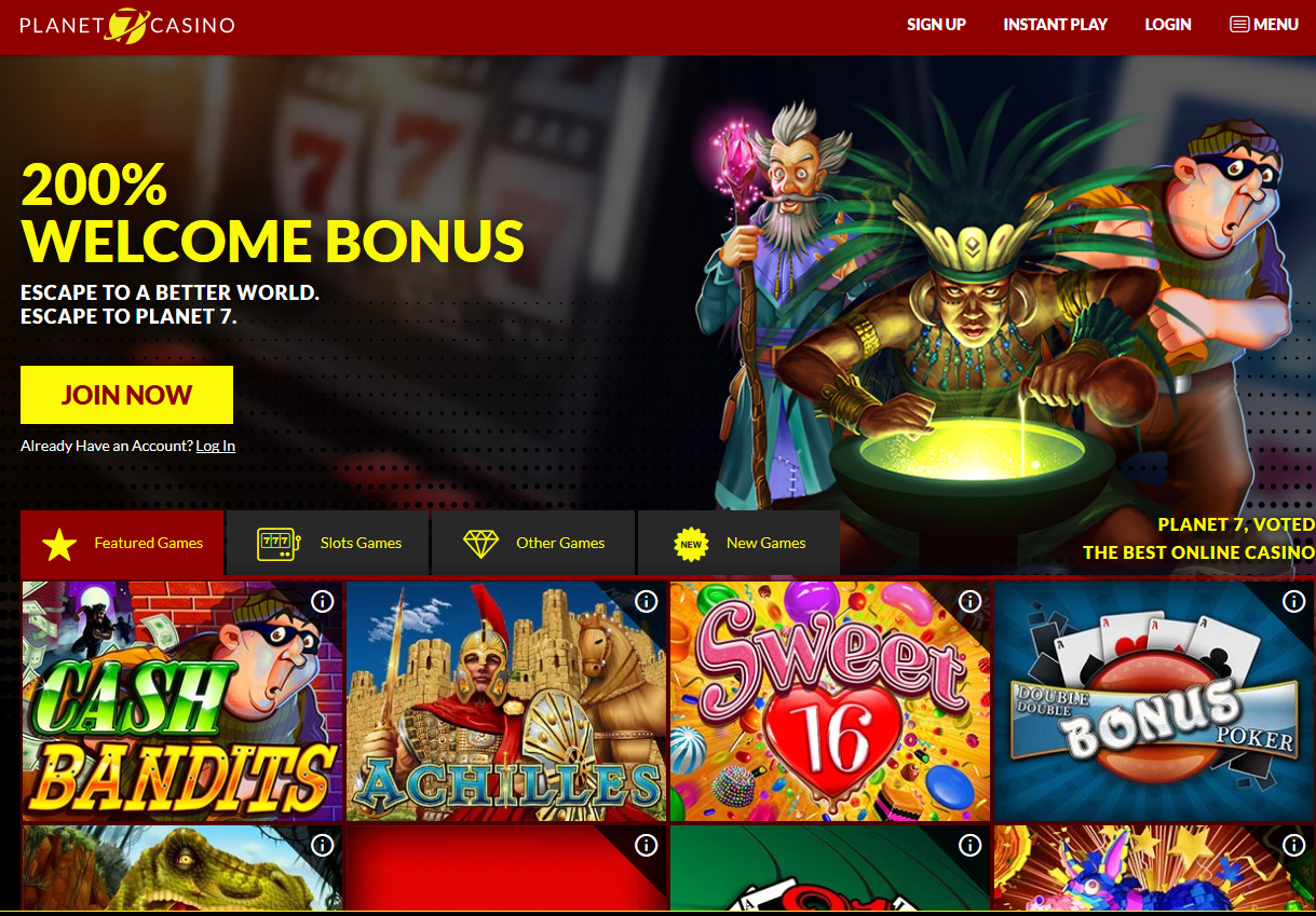 Best Online Casino | 200% BONUS + FREE SPINS at Planet 7