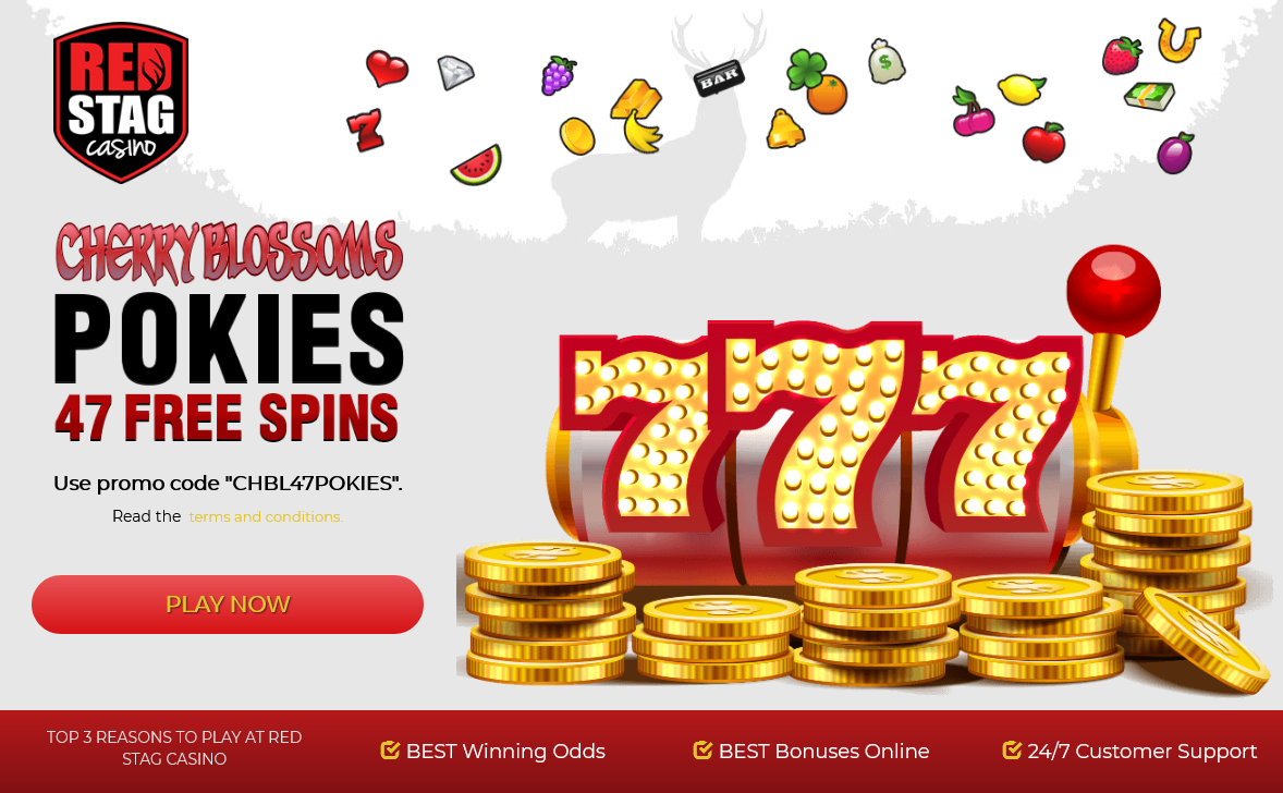 Red Stag AUD 47
                                                Free Spins